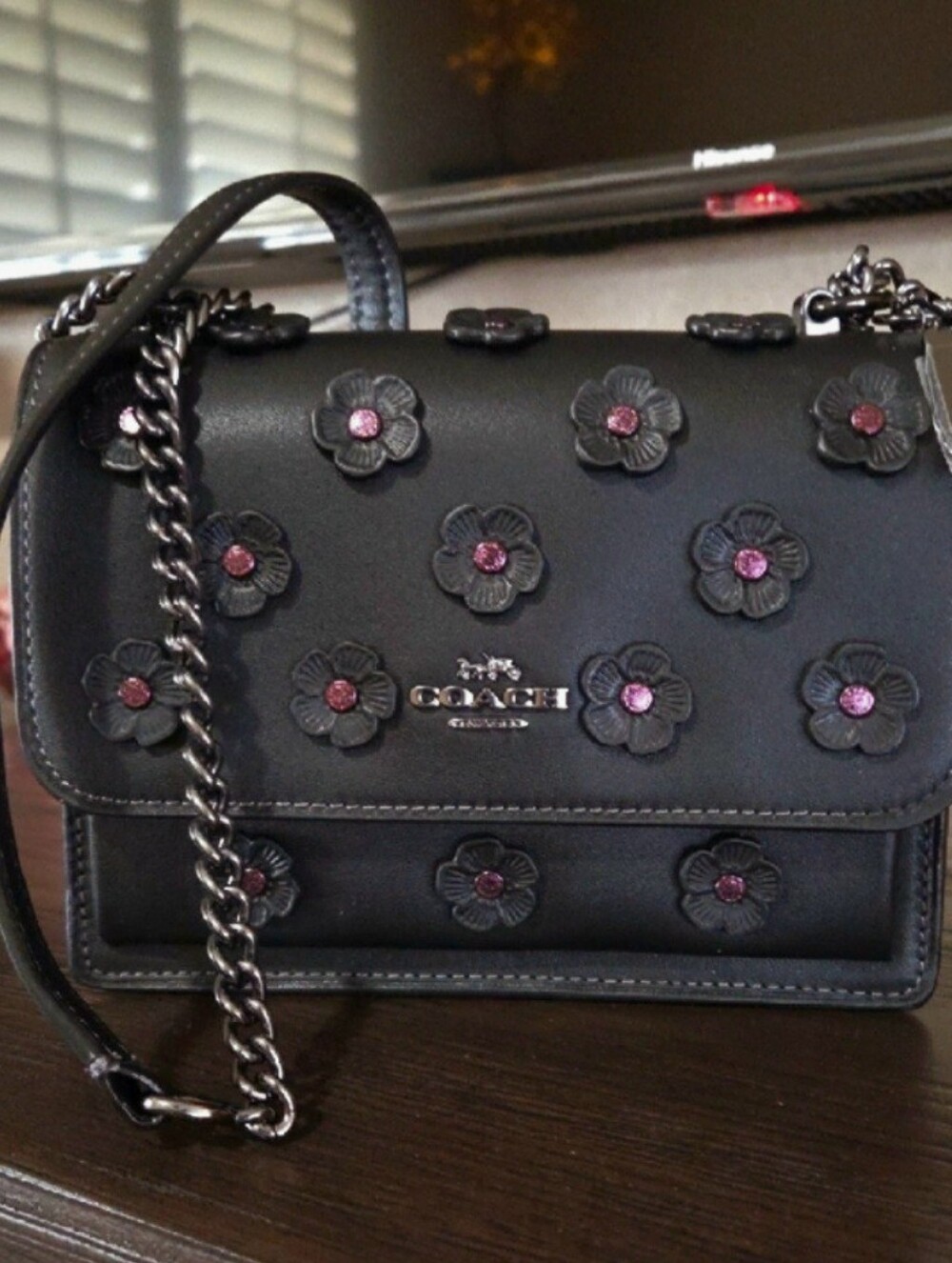 Coach Tea Rose Mini Klare Crossbody Bag